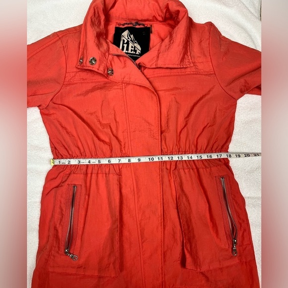 G.E.T Anorak Versatile Hi-Lo Hem Deep Pocket Lightweight Hidden Hood Jacket Med - Picture 11 of 14